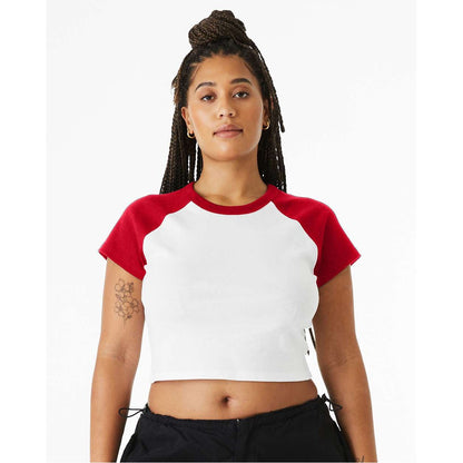 Women's Micro Rib Raglan Baby Tee