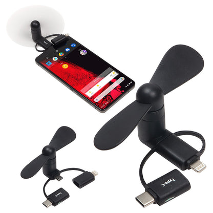 3-in-1 Mini Phone Fan