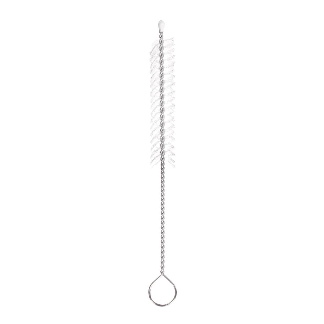 Eco-Friendly Reusable Stainless-Steel Straw In An Anodized Travel Container With Carabiner Clip