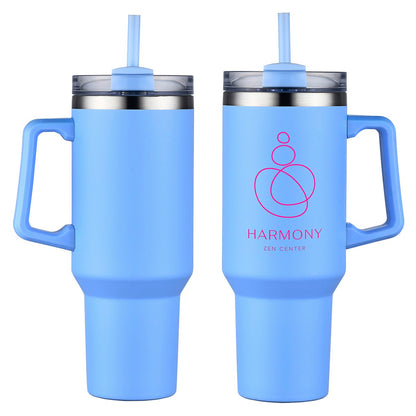 Genoa 40 Oz. Vacuum Insulated Travel Mug with Straw