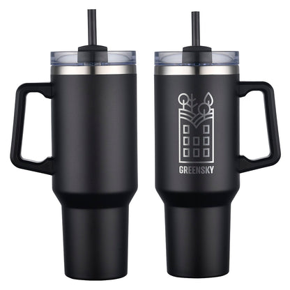 Genoa 40 Oz. Vacuum Insulated Travel Mug with Straw