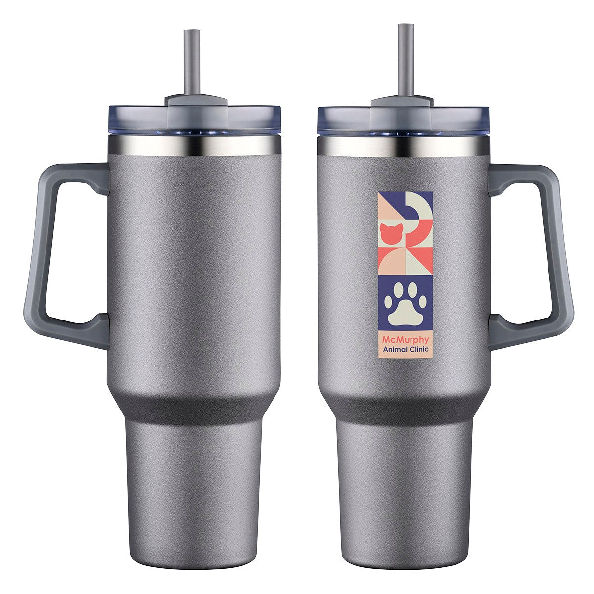 Genoa 40 Oz. Vacuum Insulated Travel Mug with Straw