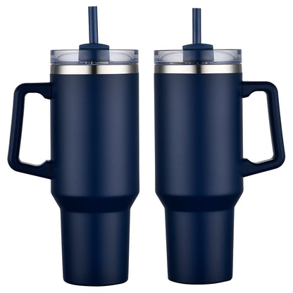 Genoa 40 Oz. Vacuum Insulated Travel Mug with Straw