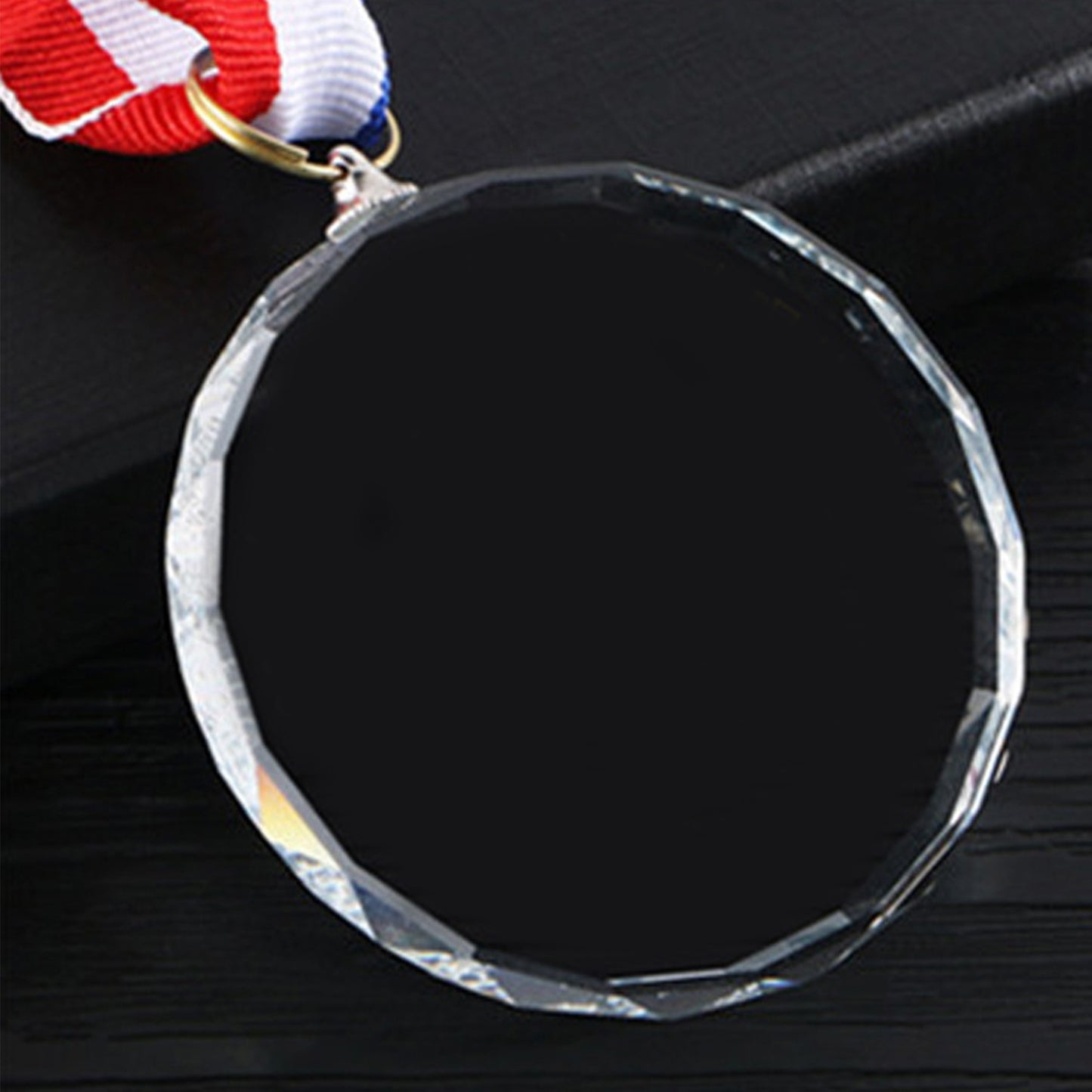 Round Shape Crystal Hanging Medal Trophy