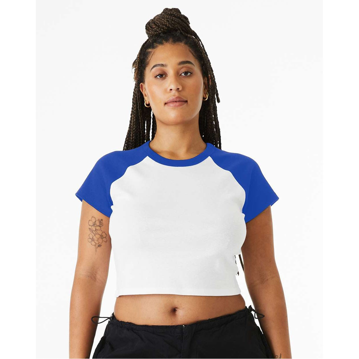 Women's Micro Rib Raglan Baby Tee