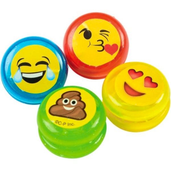 Mini Yo-Yos - Assorted Emojis, 1.25 (Case of 31)