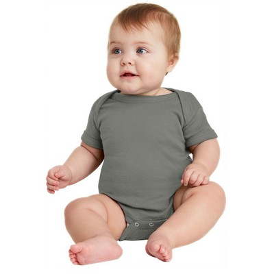 Infant Short Sleeve Baby Rib Bodysuit