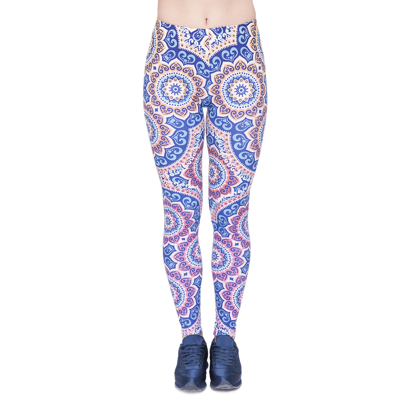 Golden Accessories Trendy Design Workout Leggings - Fun Fashion Digital Printed Cute Patterns