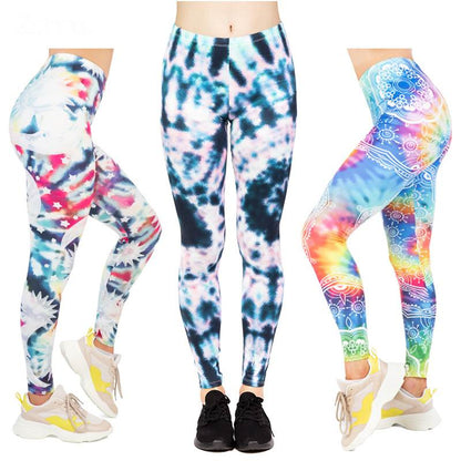 Golden Accessories Trendy Design Workout Leggings - Fun Fashion Digital Printed Cute Patterns