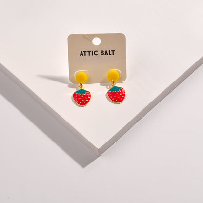 Strawberry Earring Stud Cutie