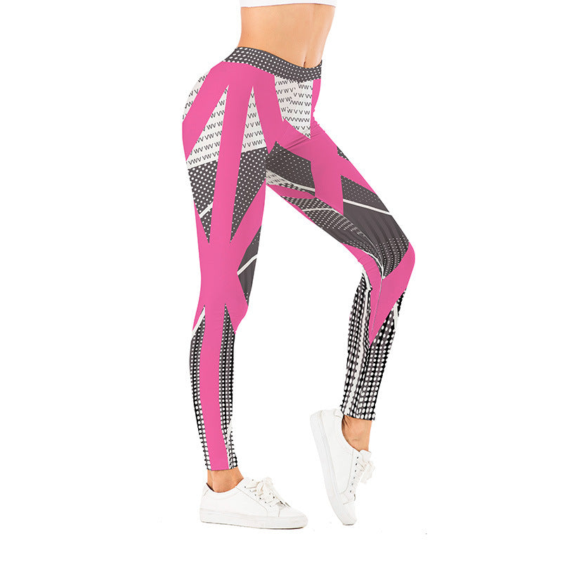 Golden Accessories Trendy Design Workout Leggings - Fun Fashion Digital Printed Cute Patterns