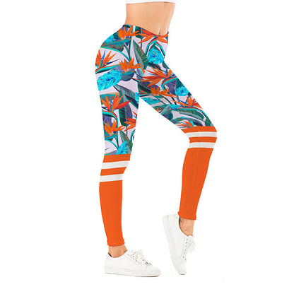 Golden Accessories Trendy Design Workout Leggings - Fun Fashion Digital Printed Cute Patterns