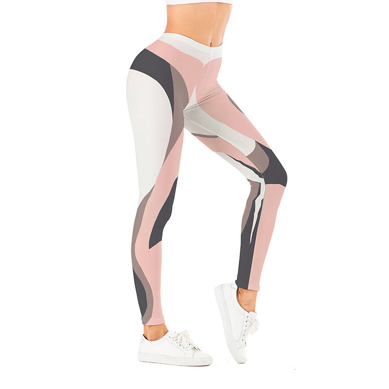 Golden Accessories Trendy Design Workout Leggings - Fun Fashion Digital Printed Cute Patterns