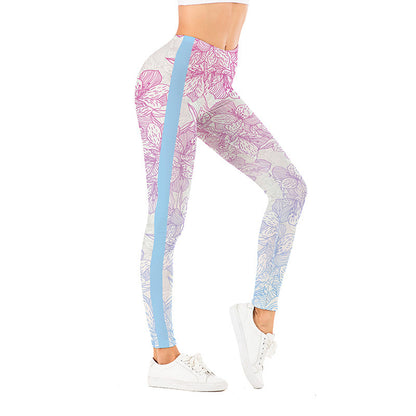 Golden Accessories Trendy Design Workout Leggings - Fun Fashion Digital Printed Cute Patterns