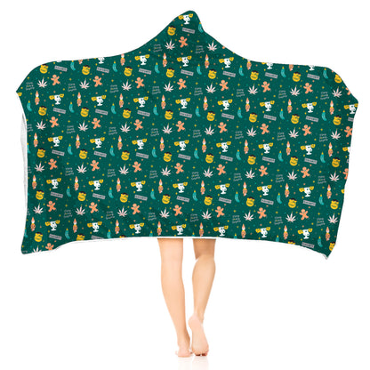 Fleece Hoodie Blanket,Wearable Blanket,Cozy Warm Giant Hoodie,One Size Fits All